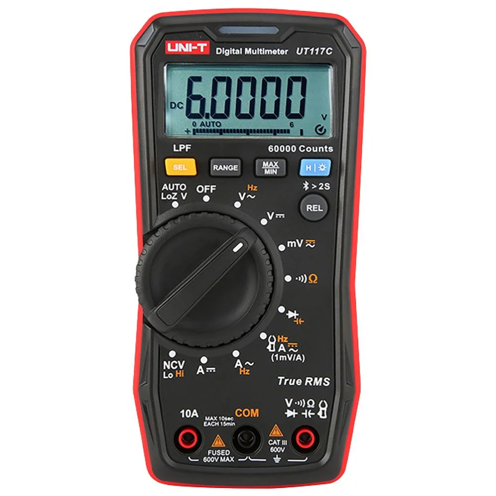 Цифровой мультиметр UNI-T UT117C Bluetooth 60000 отсчетов True RMS