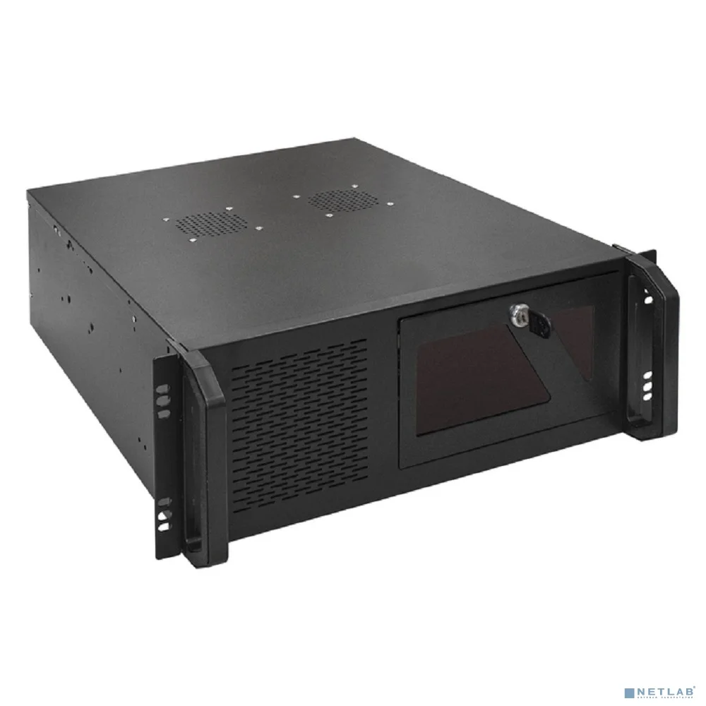 Exegate EX300085RUS Серверный корпус ExeGate Pro 4U480-06/4U4021S <RM 19", высота 4U, глубина 480, БП 1000PAS, USB>