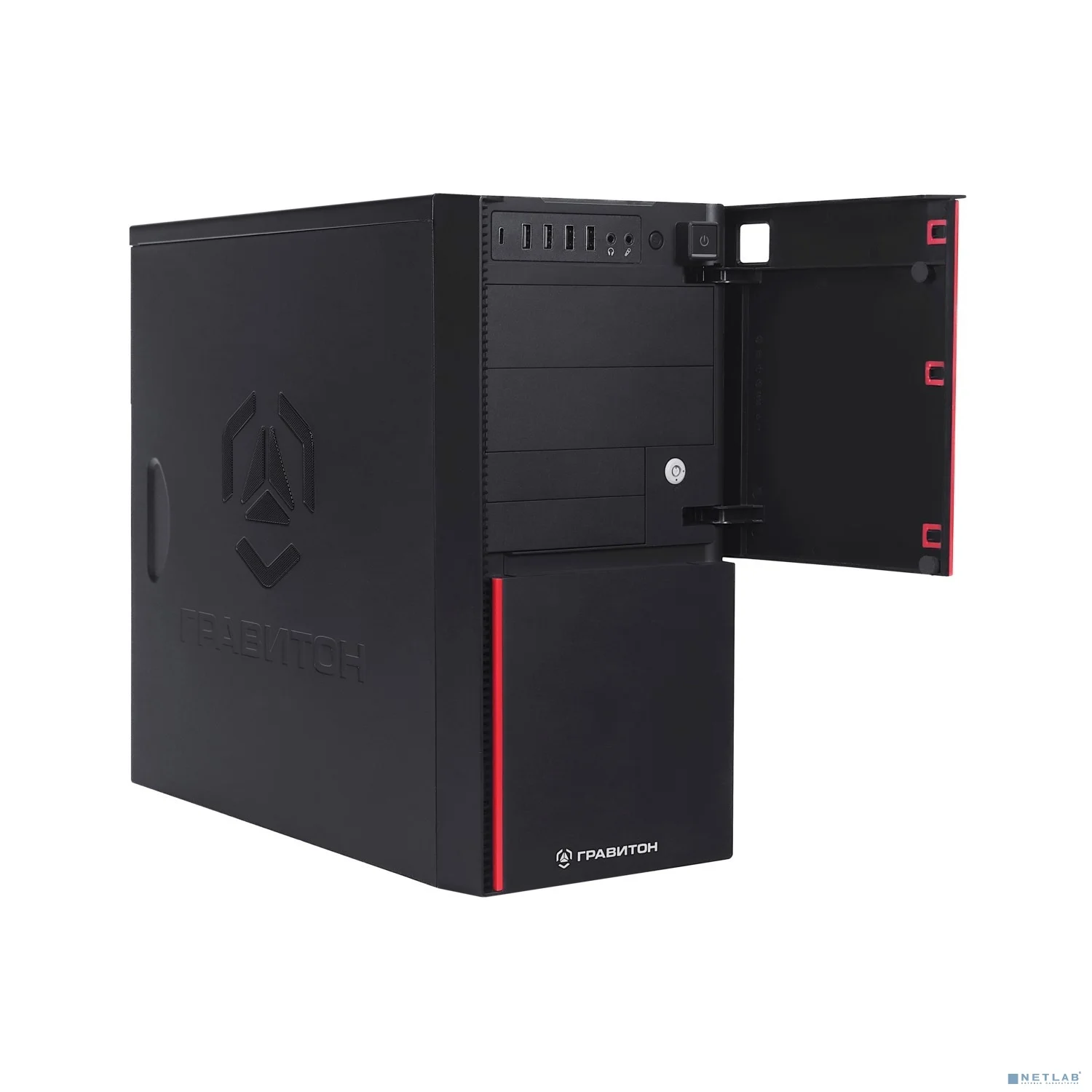 Гравитон Д50А (237493) RYZEN 5 5600GT/1x8GB/1xSSD256GB/FP_2xUSB2.0/650W 80+ Bronze/K+M/NoOS/Реестр МПТ