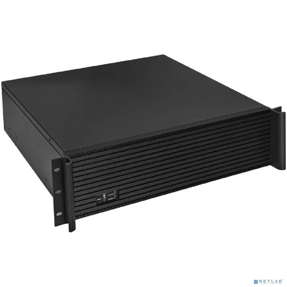 Exegate EX293203RUS Серверный корпус ExeGate Pro 3U450-08 <RM 19", высота 3U, глубина 450, БП 800RADS, USB>