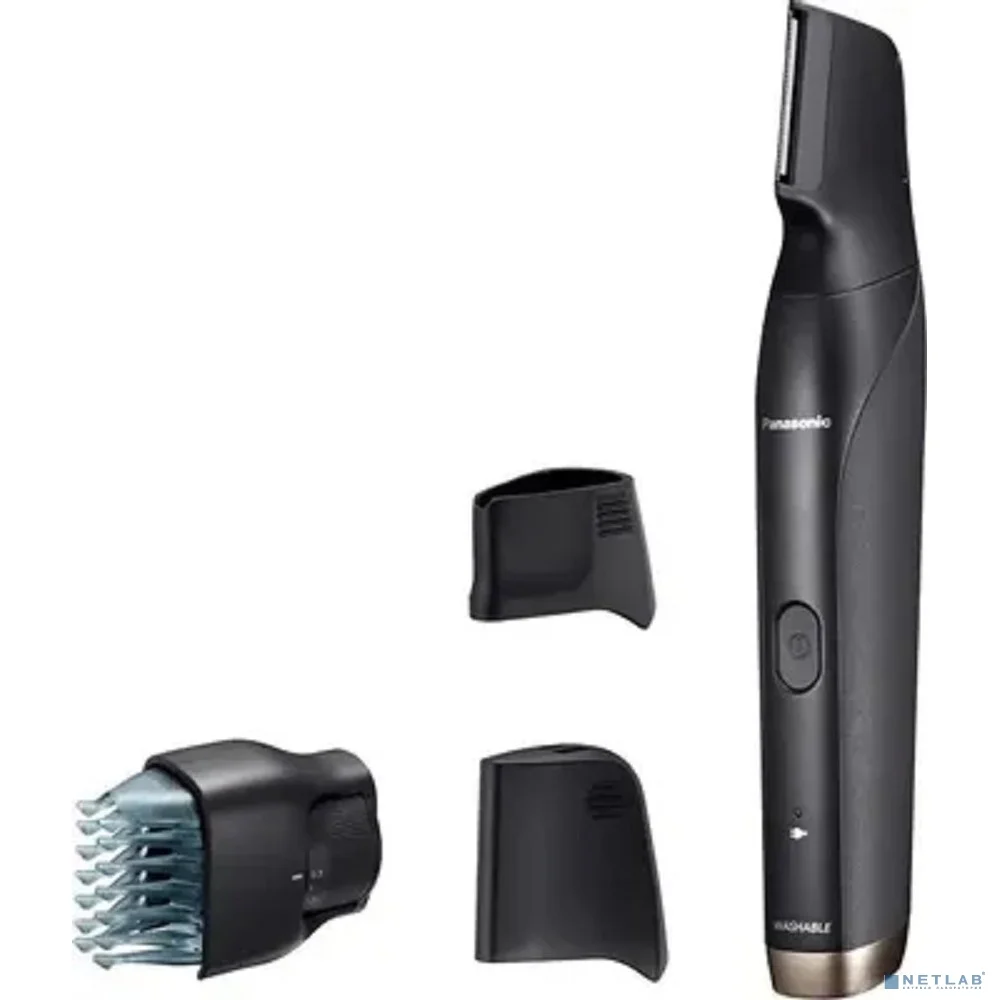Триммер Panasonic ER-GD61-K520 черный/серебристый (насадок в компл:2шт)
