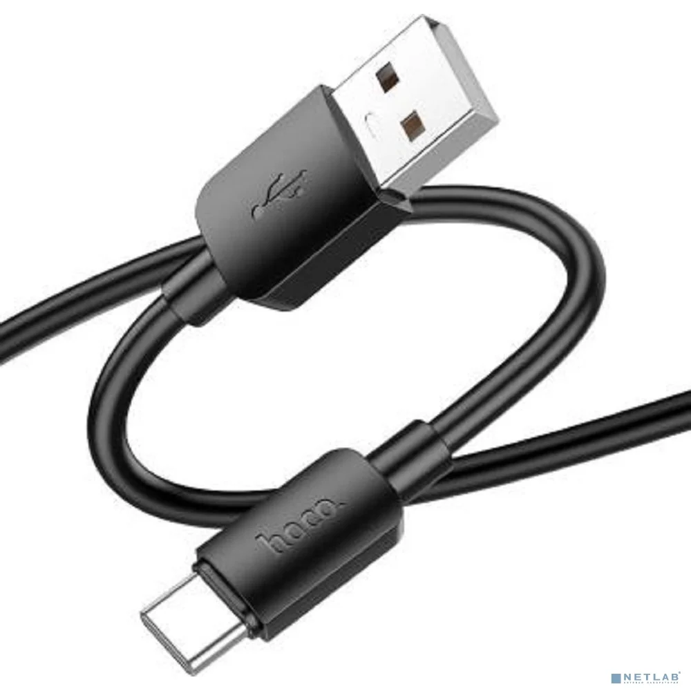 HOCO X96/ USB кабель Type-C/ 1m/ 3A/ Black