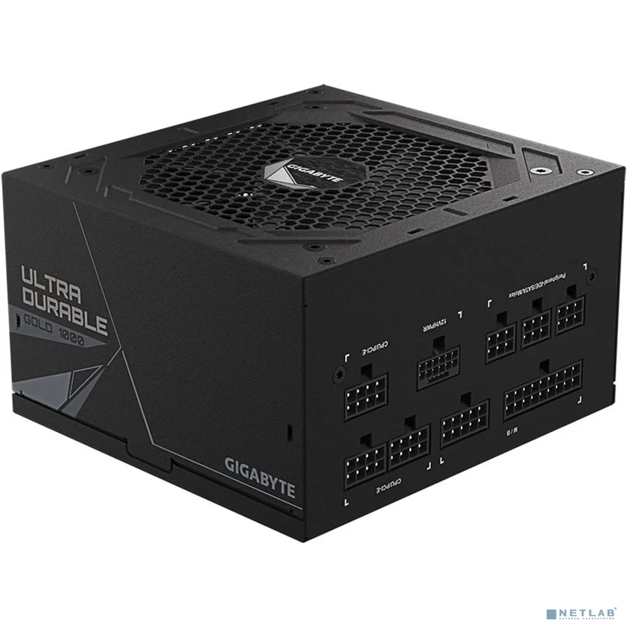 Блок питания Gigabyte ATX 1000W GP-UD1000GM 80+ gold (24+4+4pin) APFC 120mm fan 8xSATA Cab Manag RTL