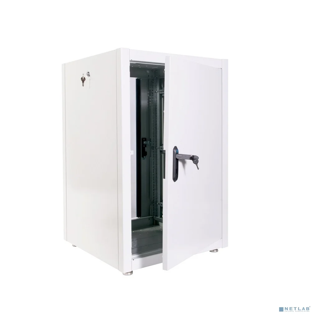 Шкаф ЦМО Шкаф телекоммуникационный напольный ЭКОНОМ 18U (600х800) дверь стекло, дверь металл