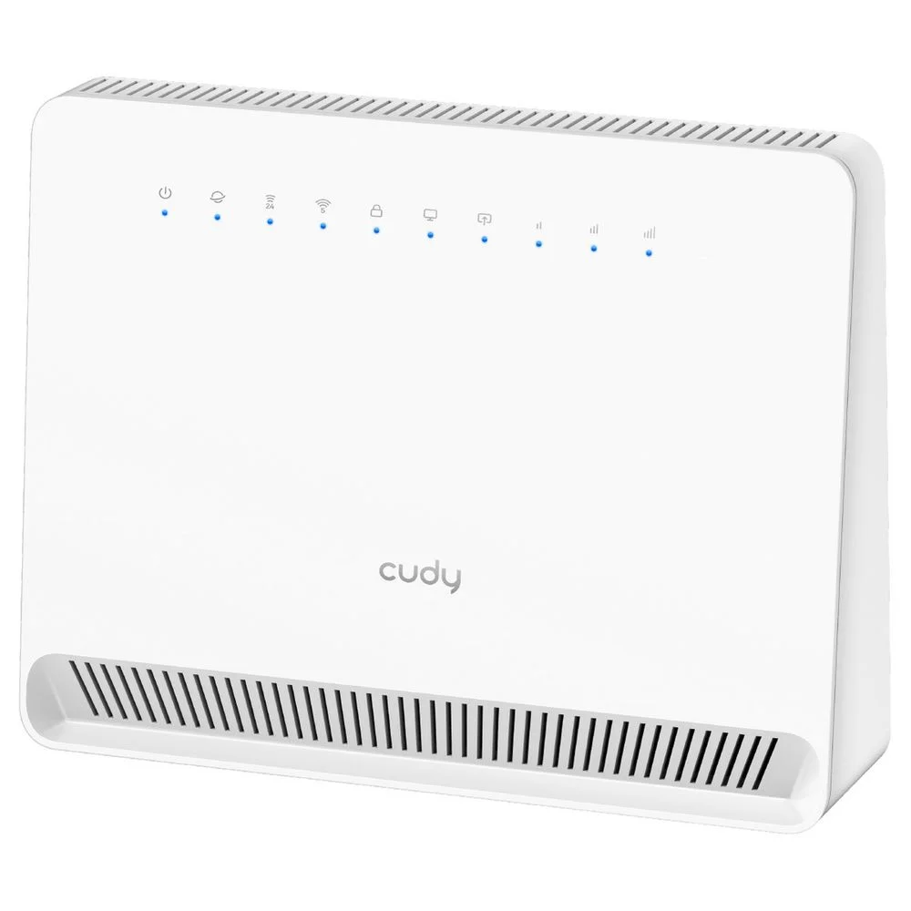 Модем CUDY AC1200 Wi-Fi 4G LTE-Cat4 Router, AC1200 Wi-Fi, build-in 4G LTE modem, 4 10/100M RJ45 Ports, Nano SIM Slot, 300Mbps at 2.4GHz + 867Mbps at 5GHz, Internal antennas, PPTP/L2TP/OpenVPN/WireGuard VPN, DNS over Cloudflare/Google/Quad9, DDNS, SMS, Band locki