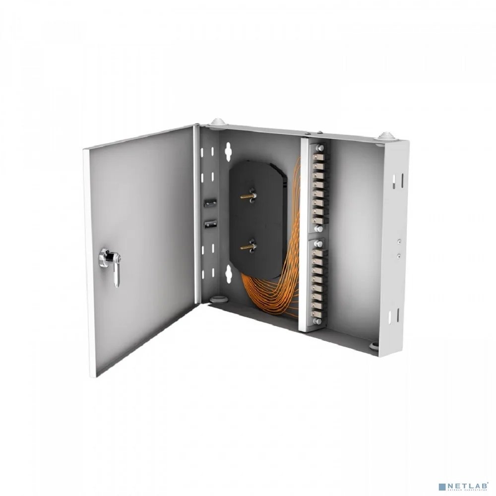 NTSS Кросс настенный NTSS PREMIUM предсобранный, 12 портов SC/UPC, 50/125 мкм, (сплайс, пигтейлы, кдзс, планки, адаптеры) NTSS-WFOB-PM-12-SC/U-50-SP1.5G1A 2