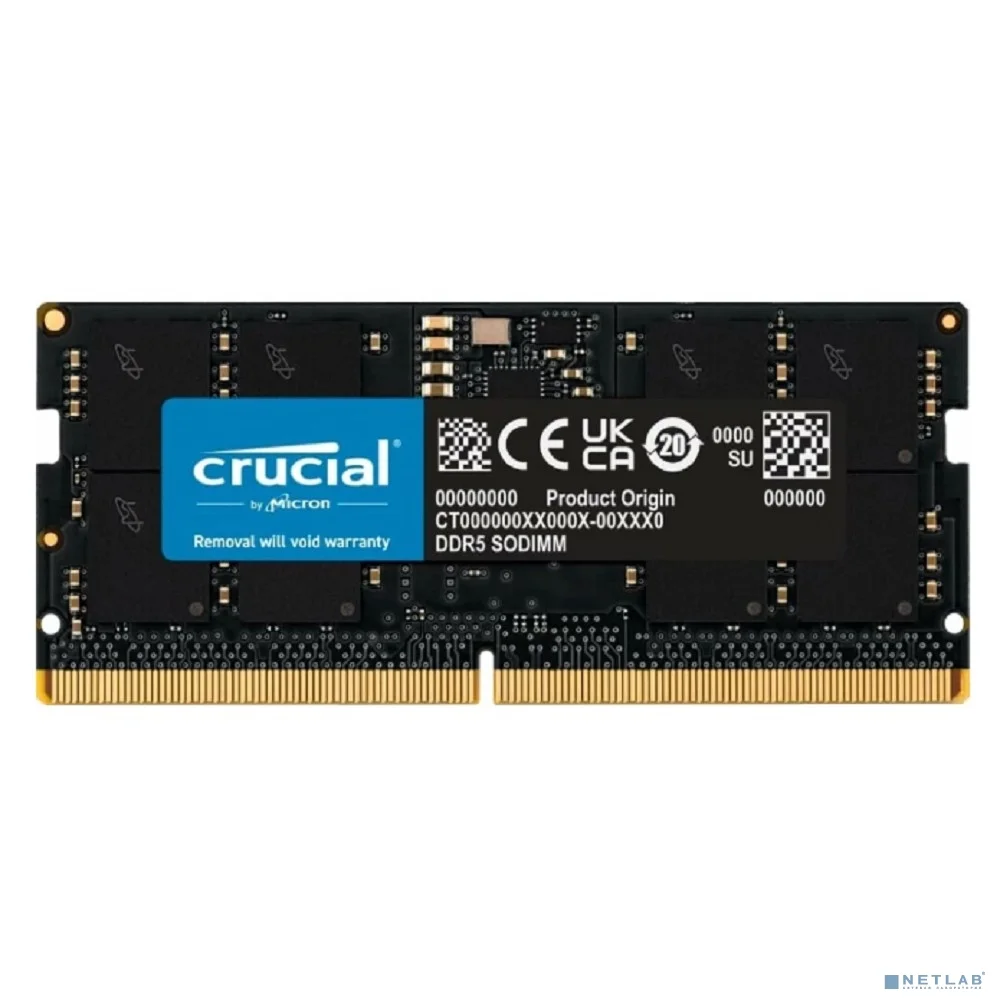 Crucial DDR5 SODIMM 16Gb 4800MHz CB16GS4800 CL40