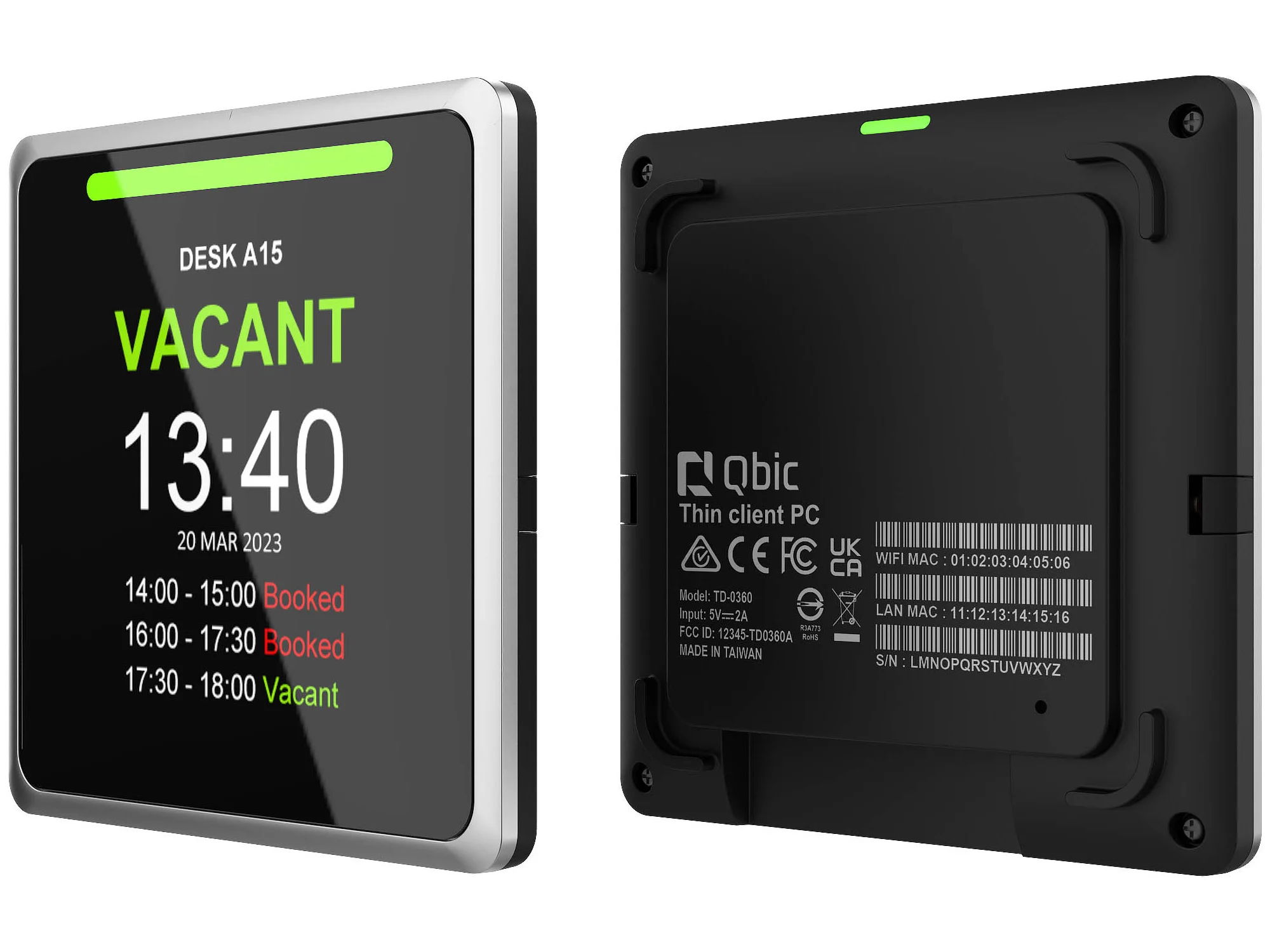 Qbic TD-0360, Панельный ПК, 3,6", серебристый 5