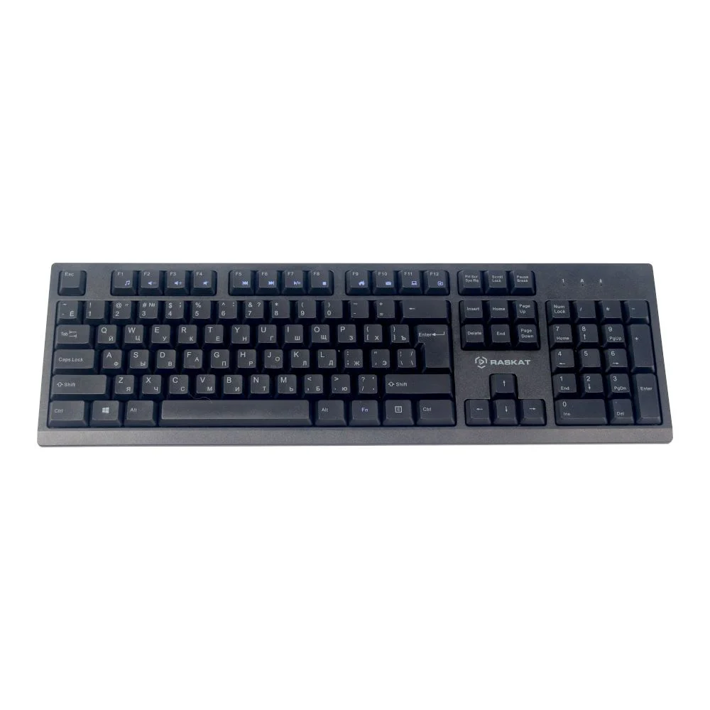 Комплект клавиатура и мышь ACD проводной Raskat KB2510 |ACD-KB2510-RBB| Клавиатура KB251 черная, 104 клавиши, защита от |ACD-KB2510-RBB| влаги, USB кабель 1.3 м, Мышь KM803 черная, оптическая, 1200dpi, 3 кнопки, USB кабель 1.3м, brown box {20} (783333)