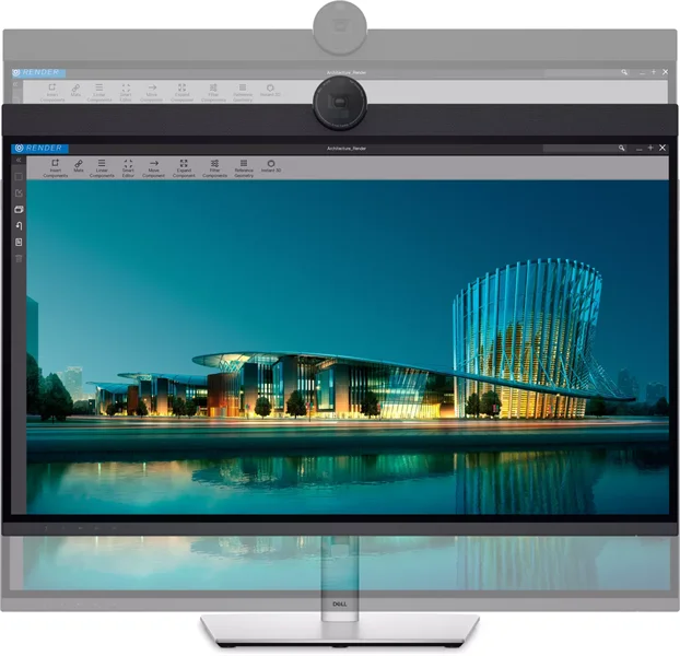 Монитор Dell 31.5" U3224KBA 6K Conference Monitor S/Bk (IPS;16:9;6144x3456x60Hz;450cd/m;2000:1;5ms;1,07bln;178/178;HDMI;mDP;3xUSB-C;5xUSB-A;2xTB4;RJ45;WebС8MP;mcr;Spk14W;Tilt;Swiv;HAS;Pivot;VESA) 3