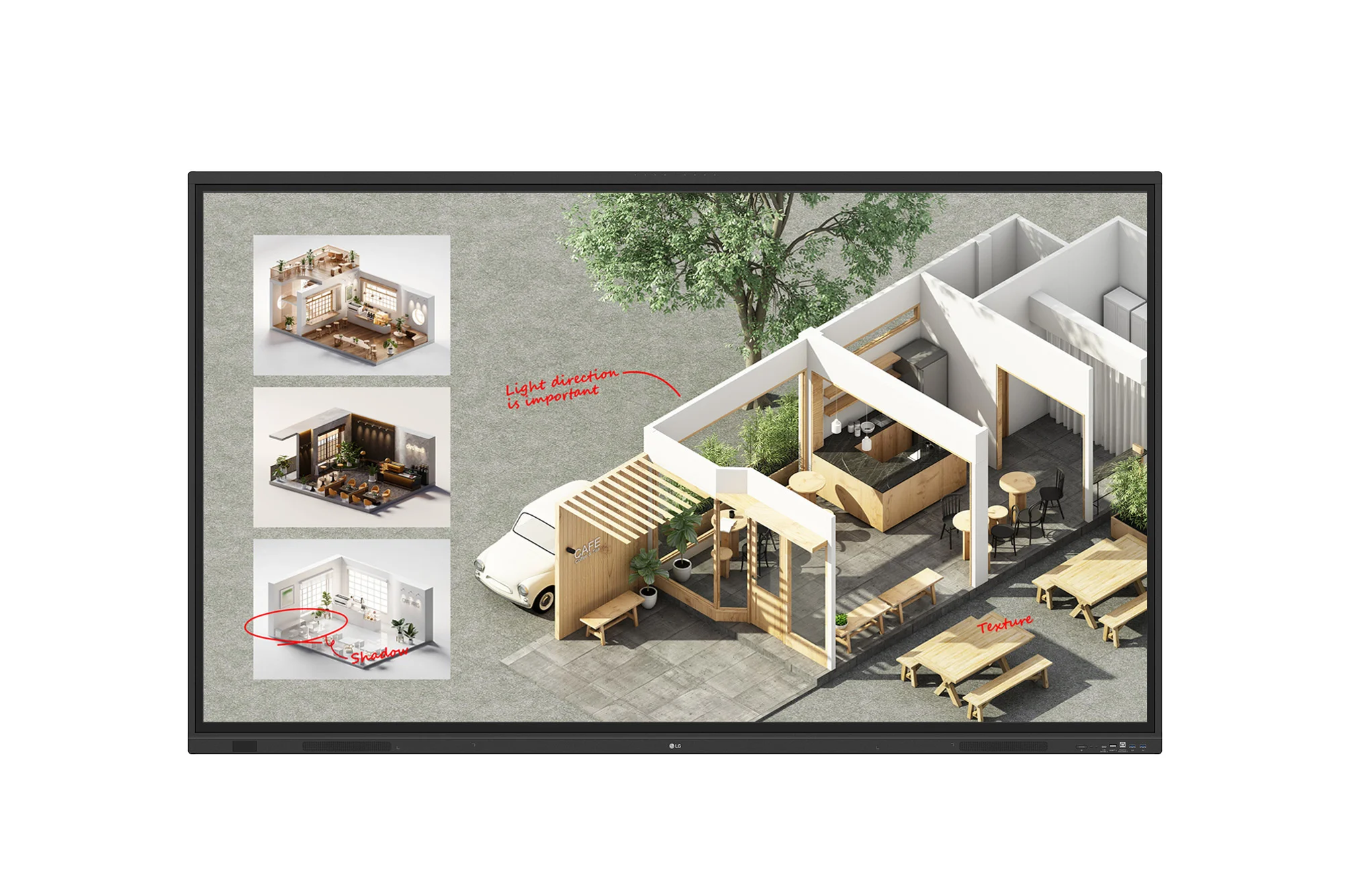 LG 75TR3DQ-B, Информационный дисплей 75" 2