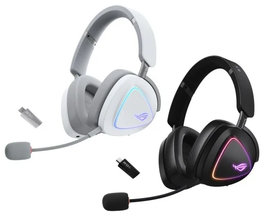 Гарнитура ASUS ROG DELTA II, 2.4GHz, Bluetooth,3.5mm, 315g, 20Hz~20kHz, RGB Lighting 3