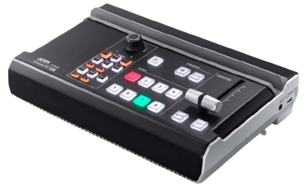 AV-микшер Aten ProAV black: StreamLIVE™ PRO Двухканальный AV-микшер 1x4K+3x1080p HDMI IN/2x6.5MIC