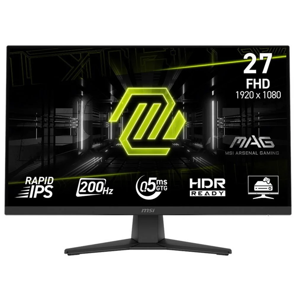Монитор Bad Pack 27" MSI MAG 272F Black (Rapid IPS, 1920x1080, HDMI+DP, 0.5 ms, 178°/178°, 300 cd/m, 1000:1, 200Hz) bp