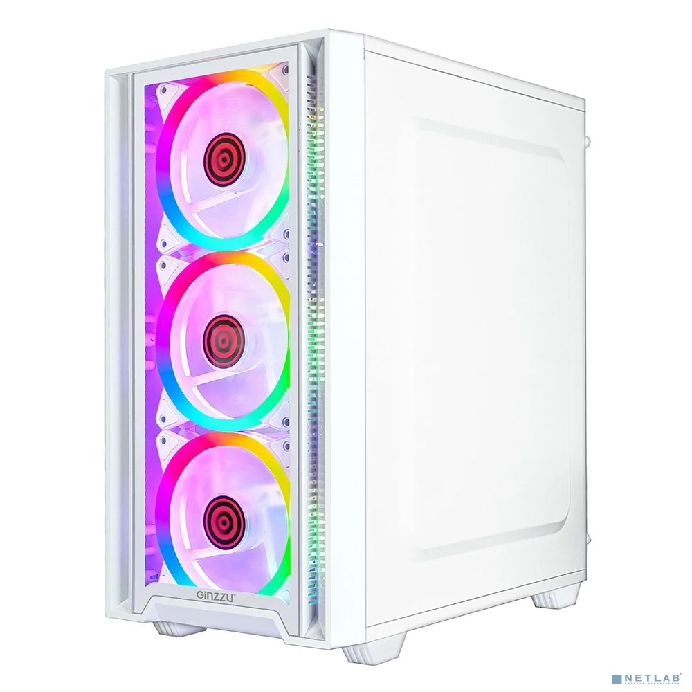Ginzzu CL620 mATX FAN 4*12FRGB