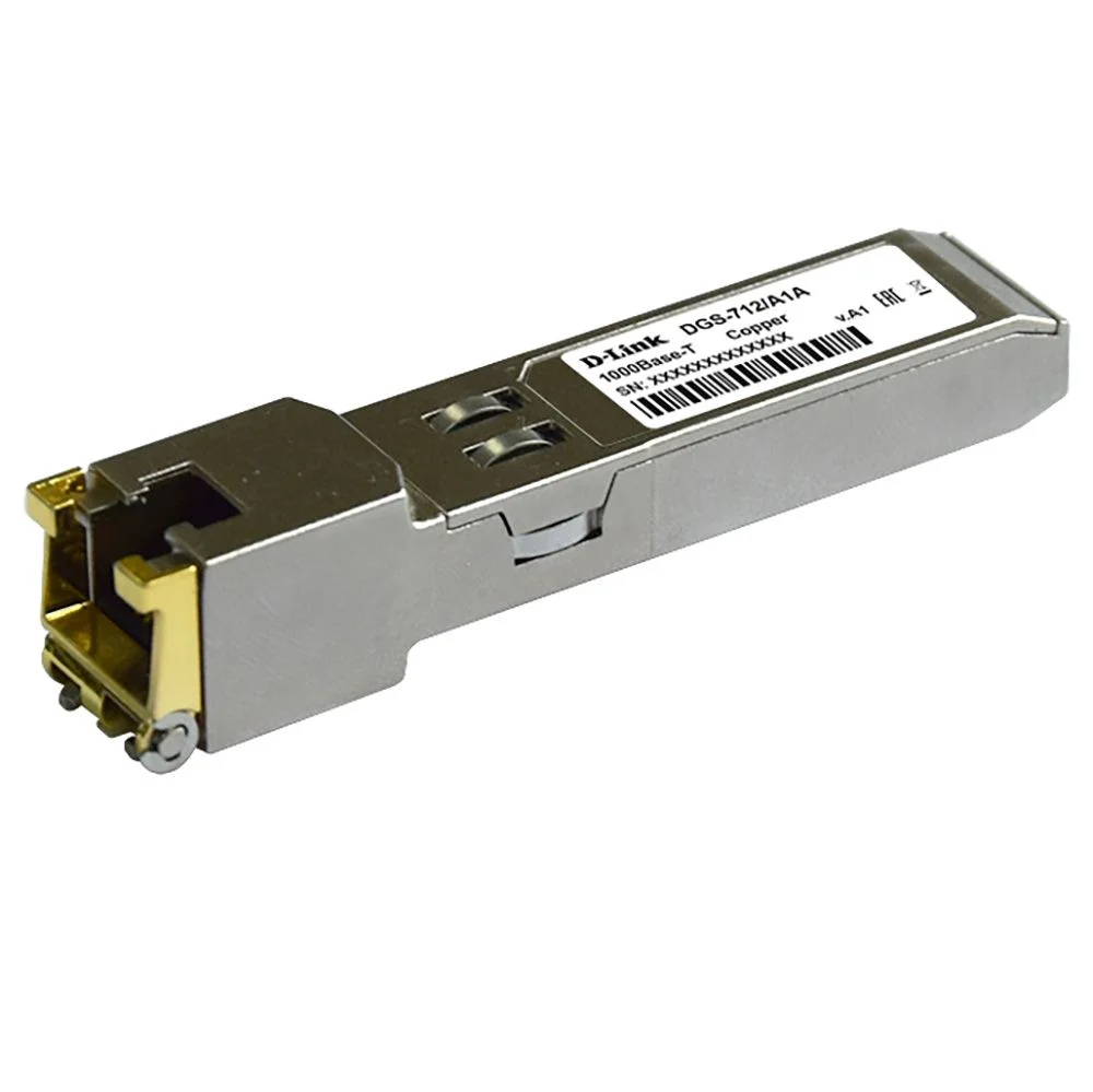 Модуль D-Link 712/A2A SFP-трансивер с 1 портом 1000Base-T (до 100 м) SFP-трансивер с 1 портом 1000Base-T (до 100 м) (469695)