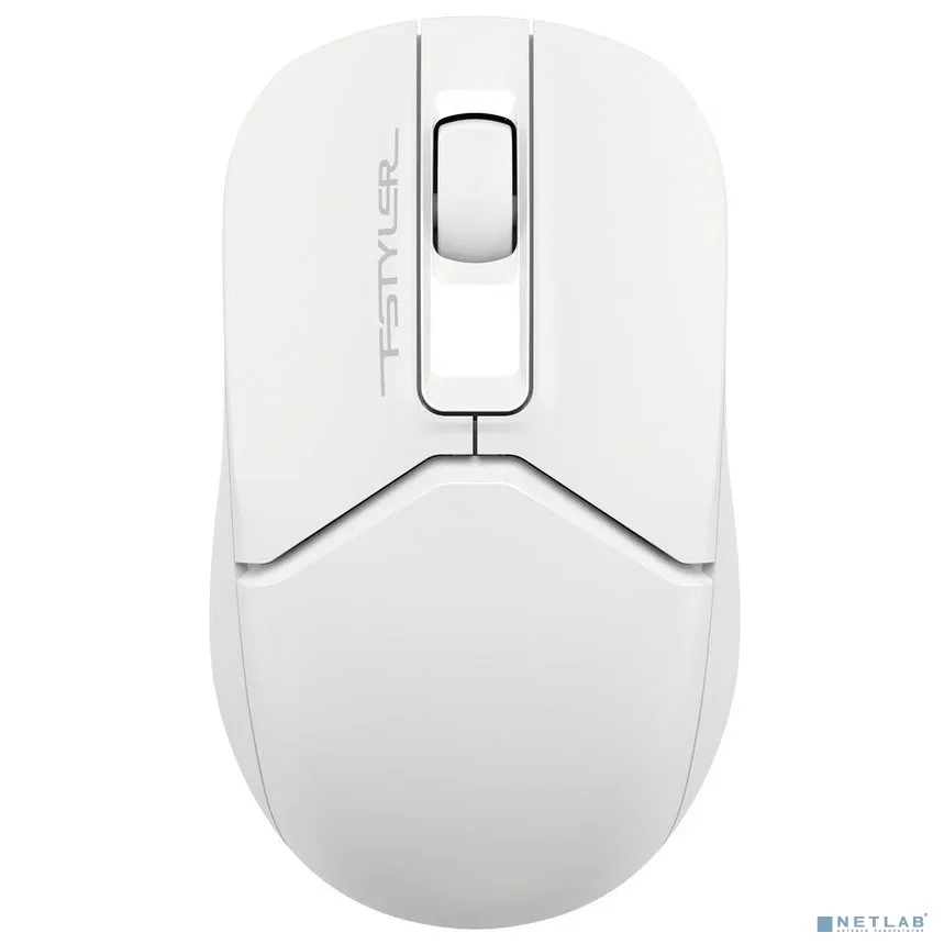Мышь A4Tech Fstyler FG12S белый оптическая (1200dpi) silent беспроводная USB (3but)