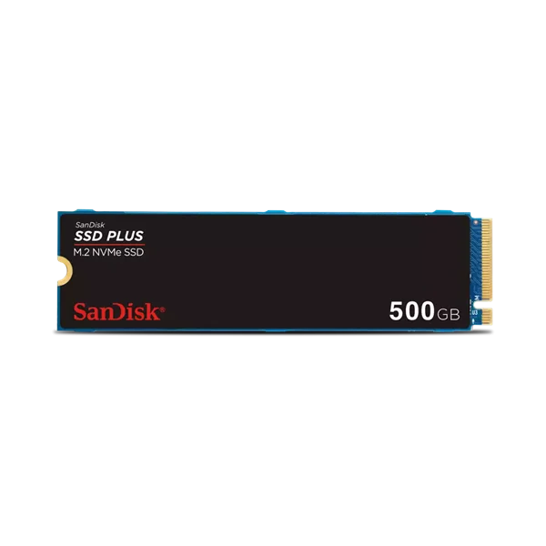 Твердотельный накопитель SanDisk SSD PLUS M.2 2280 NVMe 500Gb, 2400MBs/1500MBs TBW 60, SDSSDA3N-500G-G26, 1 year
