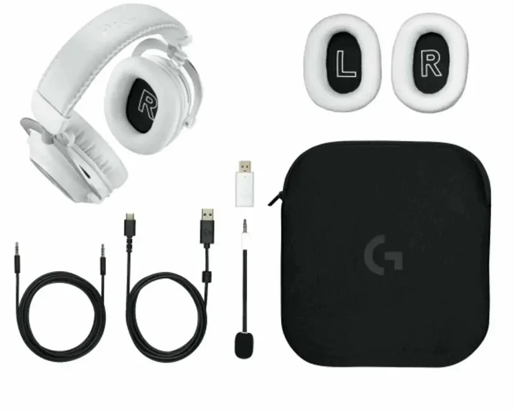 Гарнитура Logitech Wireless Gaming Headset G Pro X 2, 2.4GHz (USB), BLUETOOTH, White, [981-001269] 5