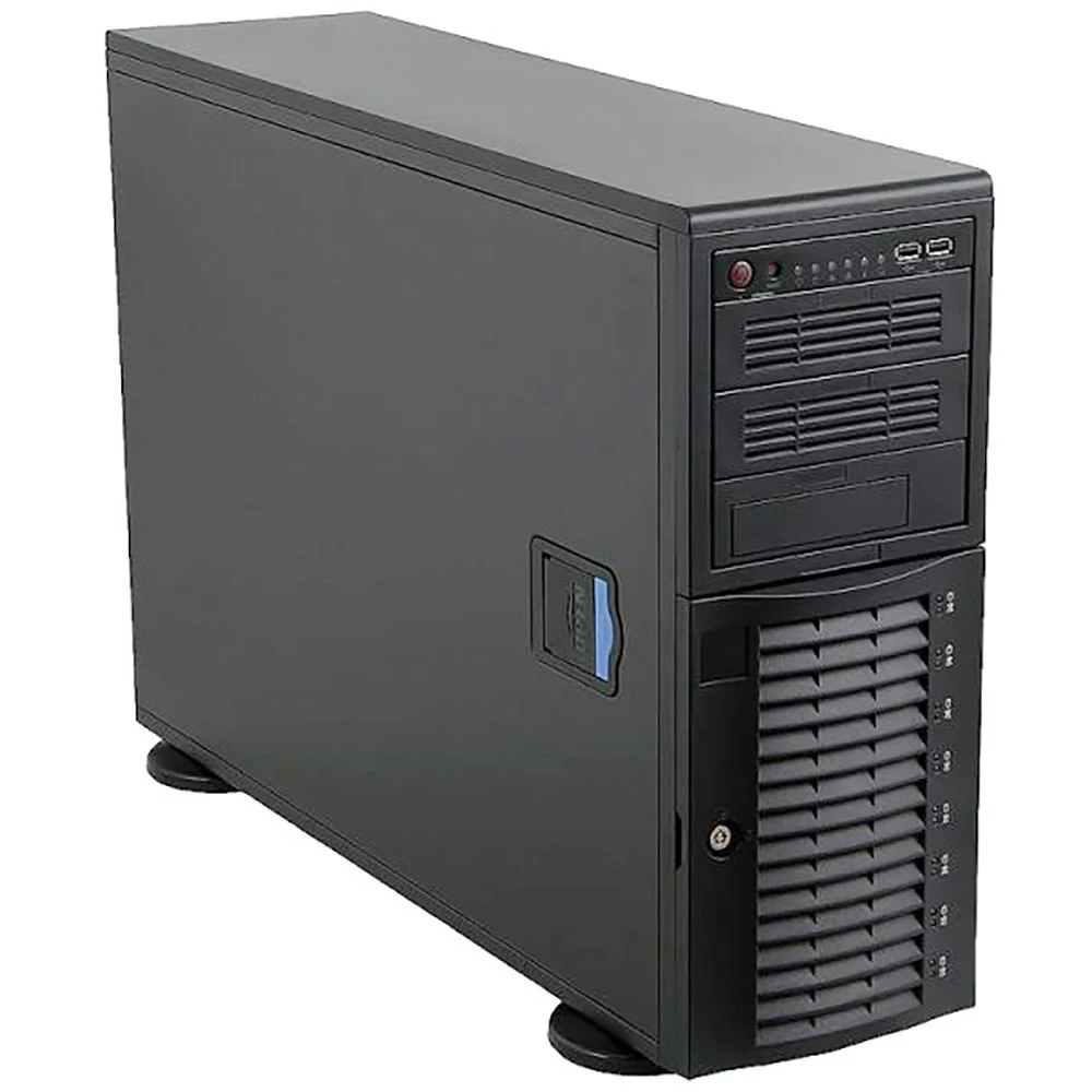Корпус SuperMicro CSE-743TQ-1200B-SQ 4U/Tower, E-ATX, 2x5.25', 1x3.5', 8x3.5' hot 4U/Tower, E-ATX, 2x5.25', 1x3.5', 8x3.5' hotswap SAS/SATA with SES2, 7xFH 1200W