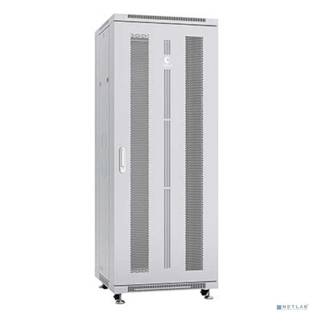 Cabeus ND-05C-32U60/100 Шкаф монтажный телекоммуникационный 19" напольный для распределительного и серверного оборудования 32U 600x1000x1610mm (ШхГхВ) передняя и задняя перфорированные двери, ручка с