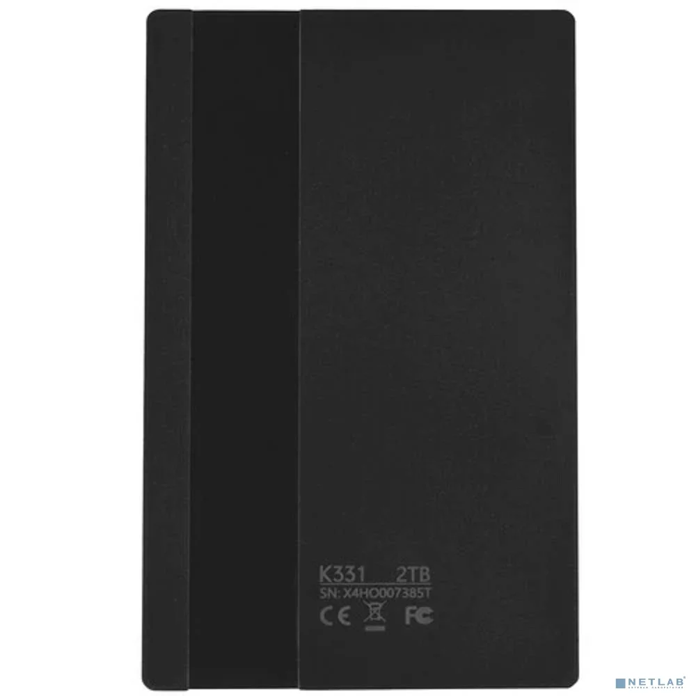 Netac Portable HDD 2TB USB 3.0 NT05K331N-002T-30BK K331 2.5" черный