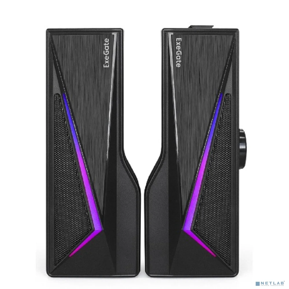 ExeGate Allegro 170 (питание USB, Bluetooth, 2х3Вт (6Вт RMS), 60-20000Гц, цвет черный, RGB подсветка, с возможностью трансформации в саундбар, Color Box)