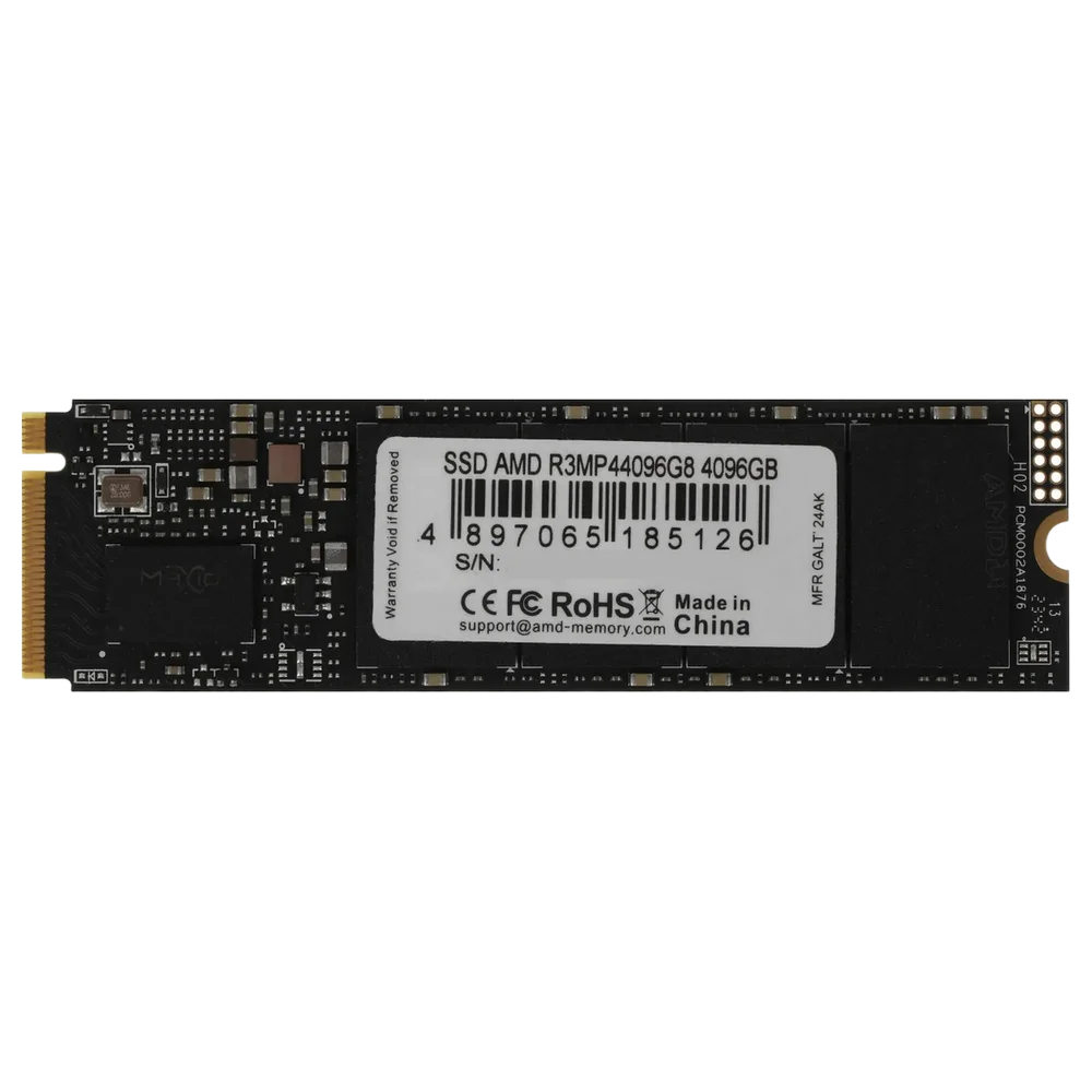 Твердотельный накопитель SSD AMD Radeon M2.2280 4TB R3 Series
