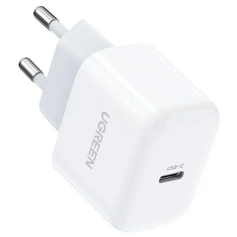 Зарядное устройство UGREEN CD241 (10220) Mini USB-C 20W PD Fast Charger. Цвет: белый
