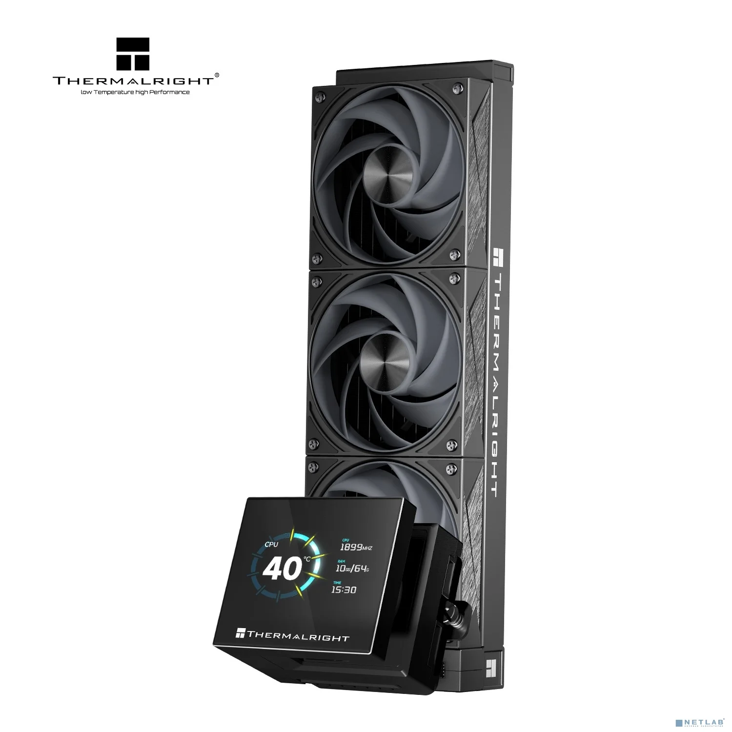 Thermalright Система водяного охлаждения Stream Vision 360 Black / 3x120mm PWM Fans / TRSV360B