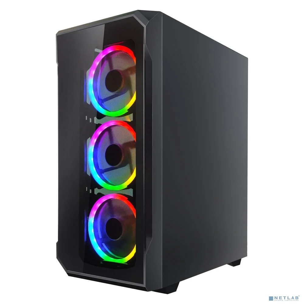 Ginzzu CL320 FAN 12CM FRGB*4