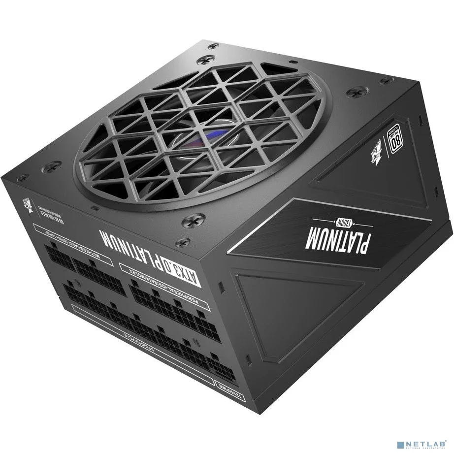 1STPLAYER NGDP Platinum 1300W Black / ATX3.0, APFC, 80 PLUS Platinum, SR + LLC + DC-DC, 120mm fan, full modular / HA-1300BA3-BK
