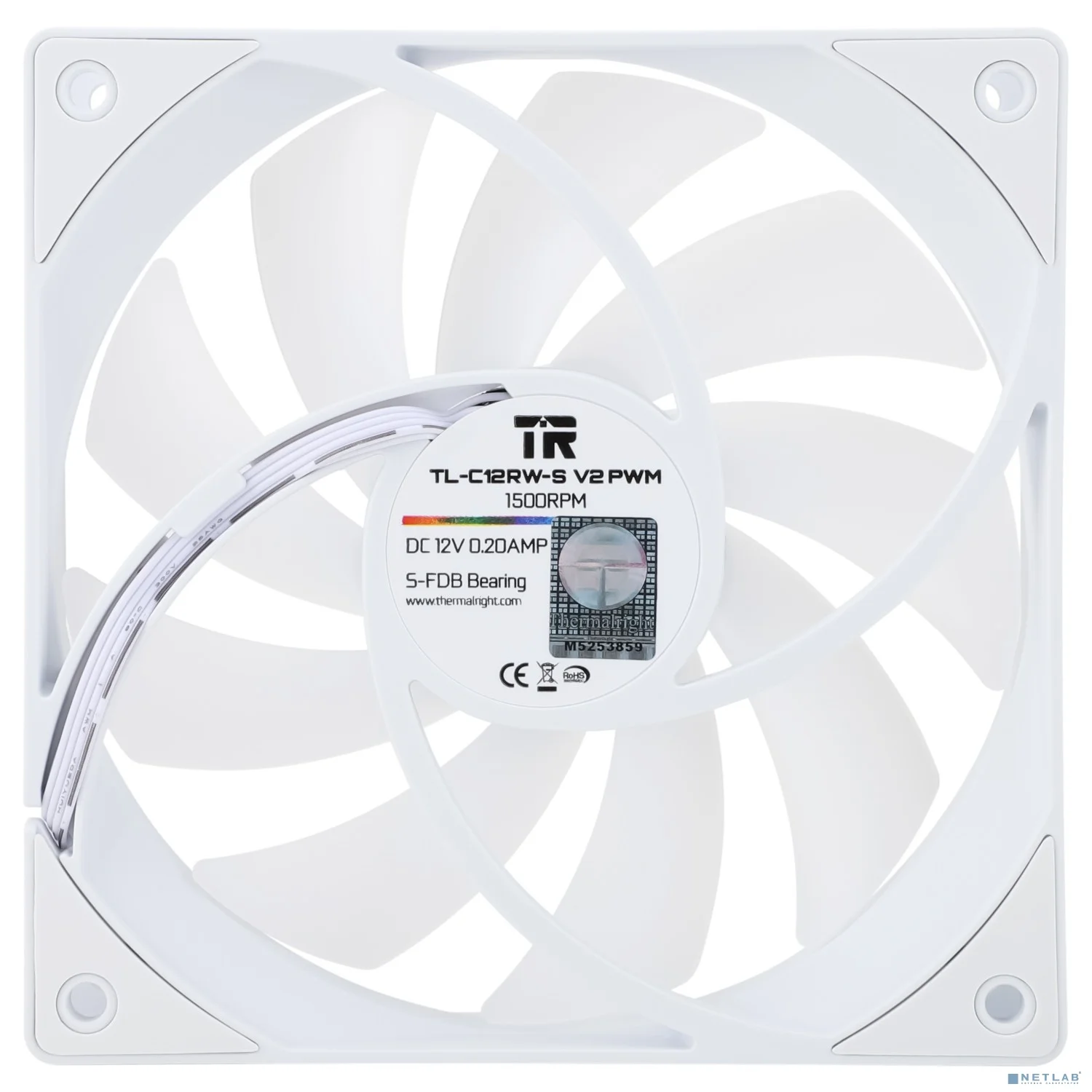 Thermalright Вентилятор TL-C12RW-S V2 / Reverse / ARGB / 120mm PWM / TRTLC12RWSV2
