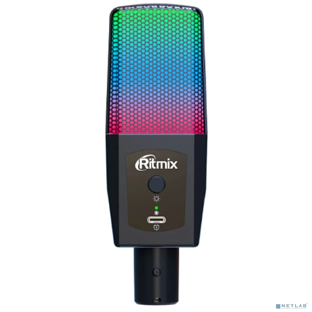 RITMIX RDM-170 Black {Подключение XLR- jack3,5 мм; размеры микрофона: 5 * 15,5 * 3,8 см}
