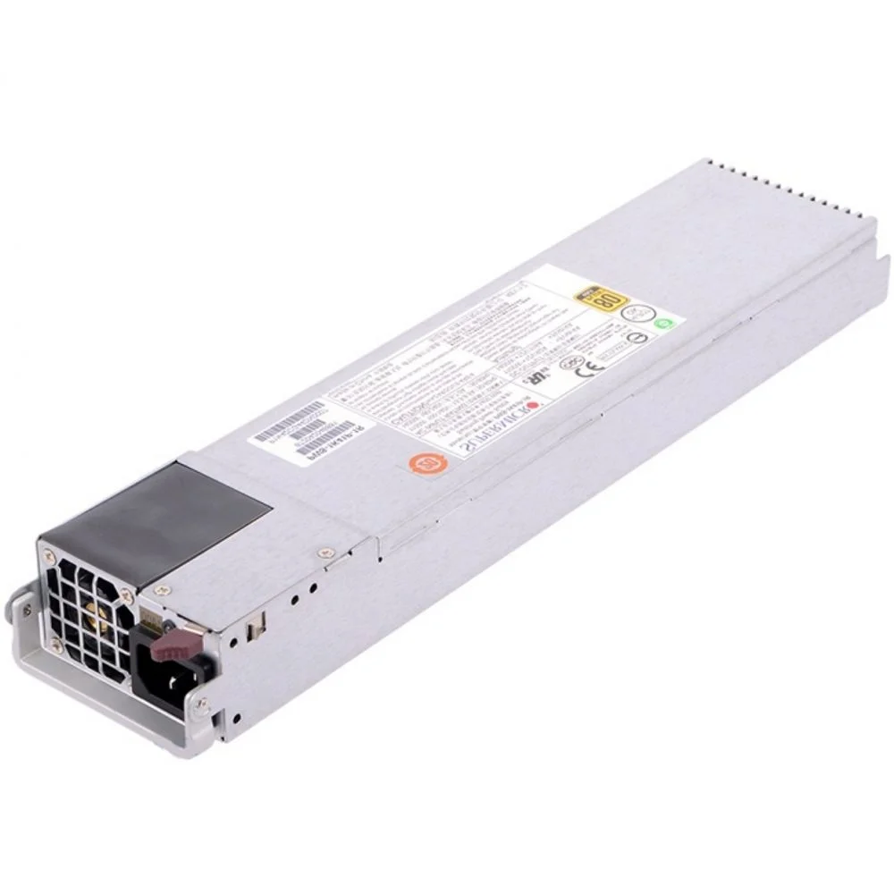 Блок питания SuperMicro PWS-1K41P-1R модуль, 1400 Вт, 100-240 В (перемен. ток), PFC, 80Plus Gold, стандарт: 1U.