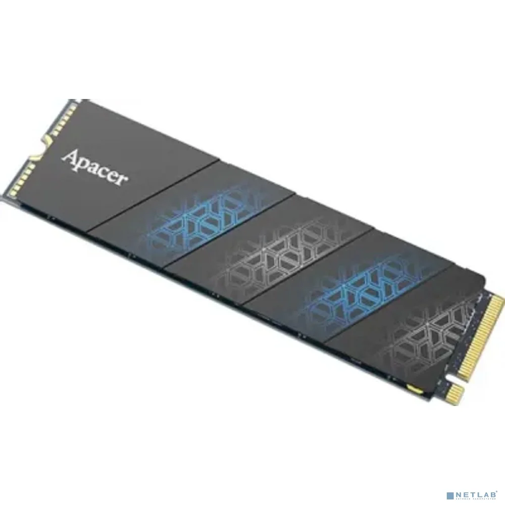 Твердотельный накопитель SSD Apacer AS2280P4U PRO 1TB M.2 2280 AP1TBAS2280P4UPRO-1 Client PCIe Gen3x4 with NVMe, 3500/3000, IOPS 670/670K, MTBF 1.8M, 3D NAND, DRAM-lessMB, 760TBW, 0,42DWPD, Heat Sink, RTL (919328)