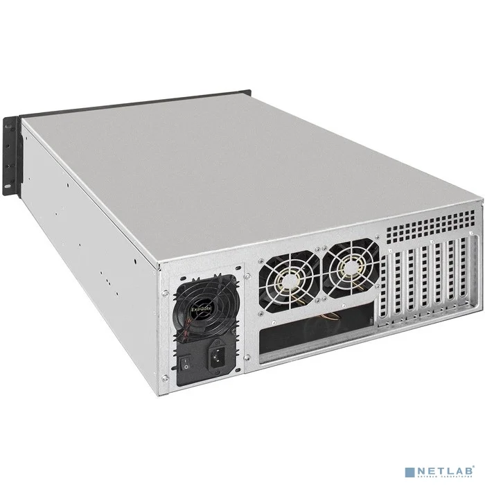 Exegate EX293575RUS Серверный корпус ExeGate Pro 4U650-010/4U4139L <RM 19", высота 4U, глубина 650, БП 1200ADS, USB>