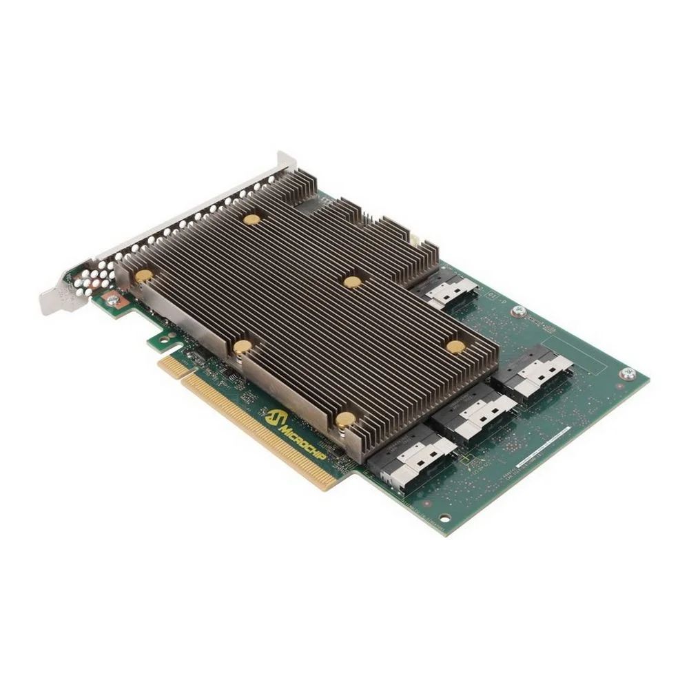 RAID-контроллер Microsemi Adaptec SmartRAID 3258p-32i (3258UPС32IXS) PCIe 4.0 x16, LP, 24G SAS/SATA/NVMe, RAID 0,1,5,6,10,50,60, 32port( 4xINT SFF-8654), 8GB Cache, Cache Backup, maxCache, конденсатор в комплекте, RTL . (R16i)
