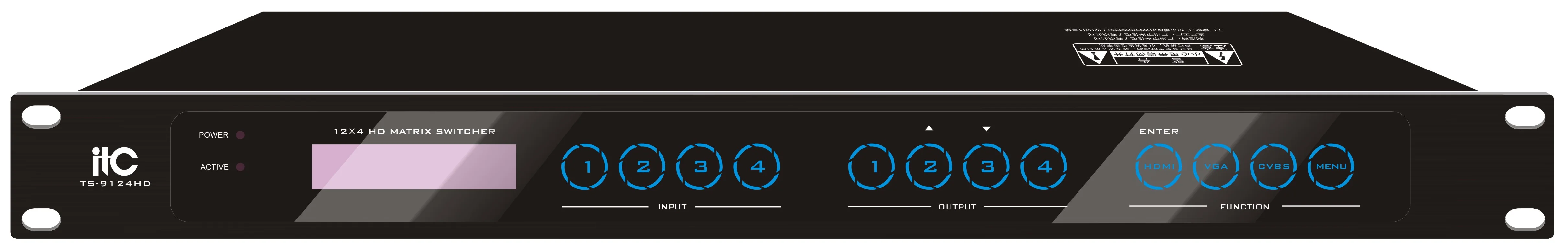 ITC TS-9124HD Видеокоммутатор 12х4 2