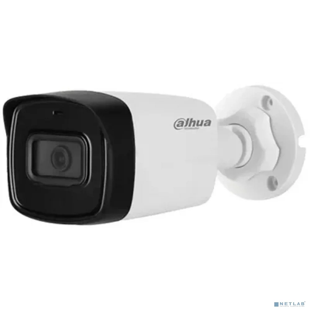 DAHUA DH-IPC-B1E20P-A-0280B Уличная цилиндрическая IP-видеокамера 2Мп, 1/3.2” CMOS, объектив 2.8мм, LED 30м, IP67, пластик