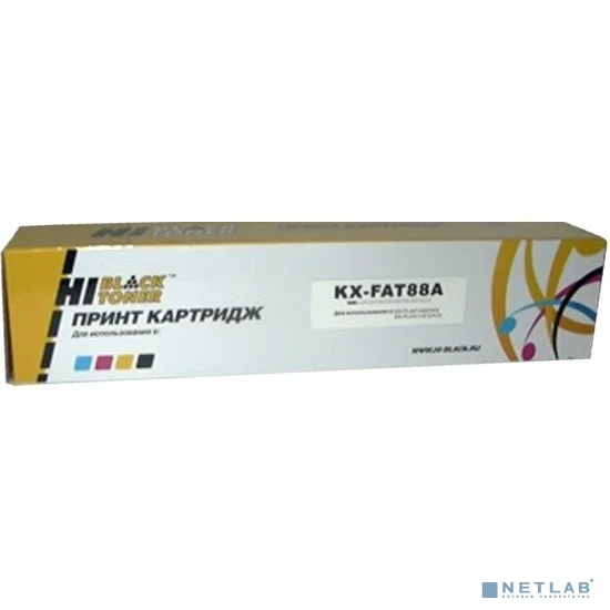 Hi-Black KX-FAT88A Тонер-картридж для Panasonic KX-FL401/402/403/FLC411/412/413 2K