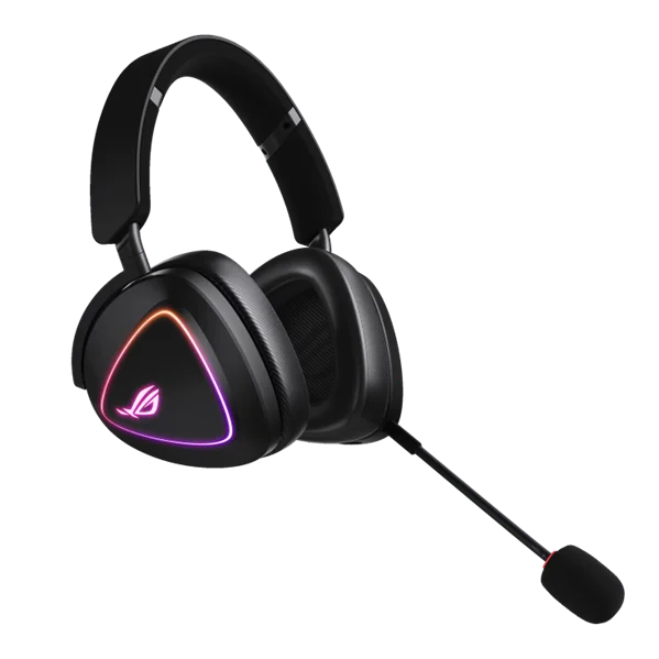 Гарнитура ASUS ROG DELTA II, 2.4GHz, Bluetooth,3.5mm, 315g, 20Hz~20kHz, RGB Lighting