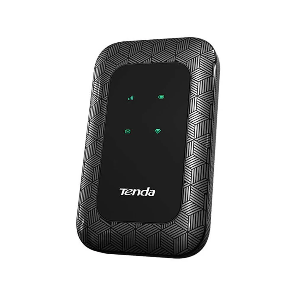Маршрутизатор Tenda 4G180 Роутер портативный N300 2,4 ГГц до 300 Мбит/с, 4G до150 Мбит/с, аккумулятор 2100 мАч, microSD, microUSB, SIM-слот