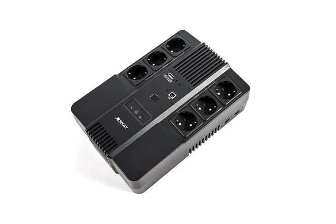 (452) Бастион SKAT-UPS AI 800ВА/480Вт/line-interactive/АКБ 9Ачx1/ 3xSchuko 3xSchuko/3 л.г. 2