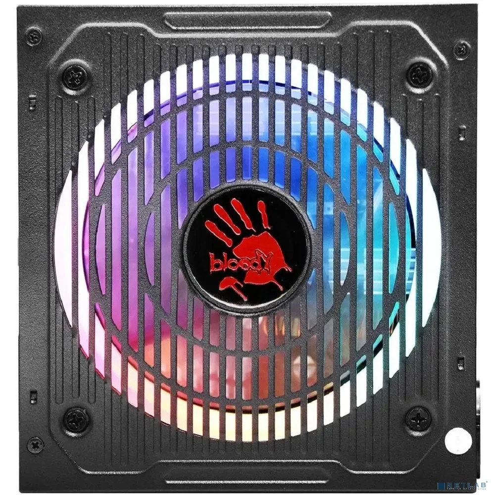 Bloody BD-PS700W-R ATX 700W 80 PLUS WHITE (20+4pin) APFC 120mm fan color LED 6xSATA RTL