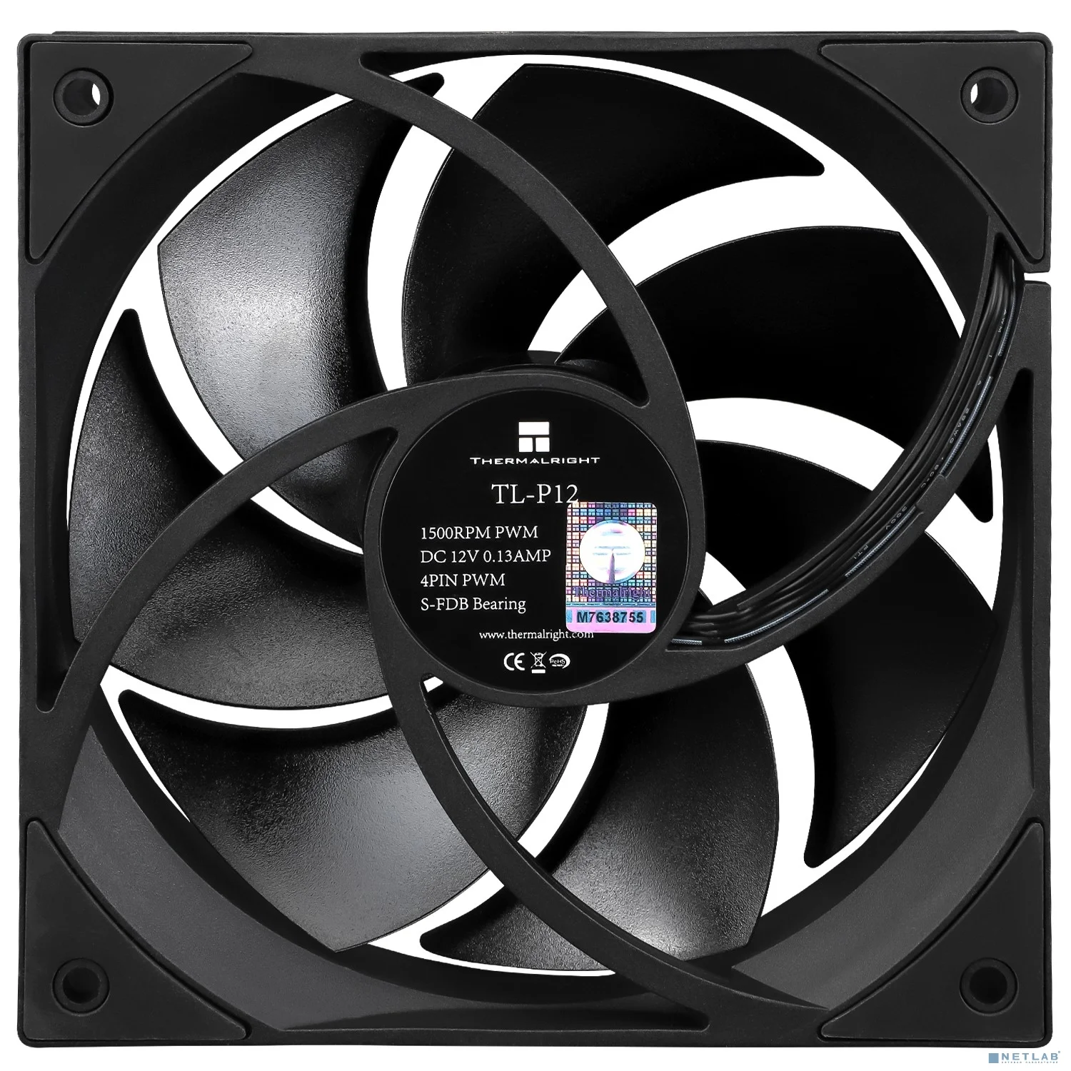 Thermalright Вентилятор TL-P12 / 120mm PWM / TRTLP12