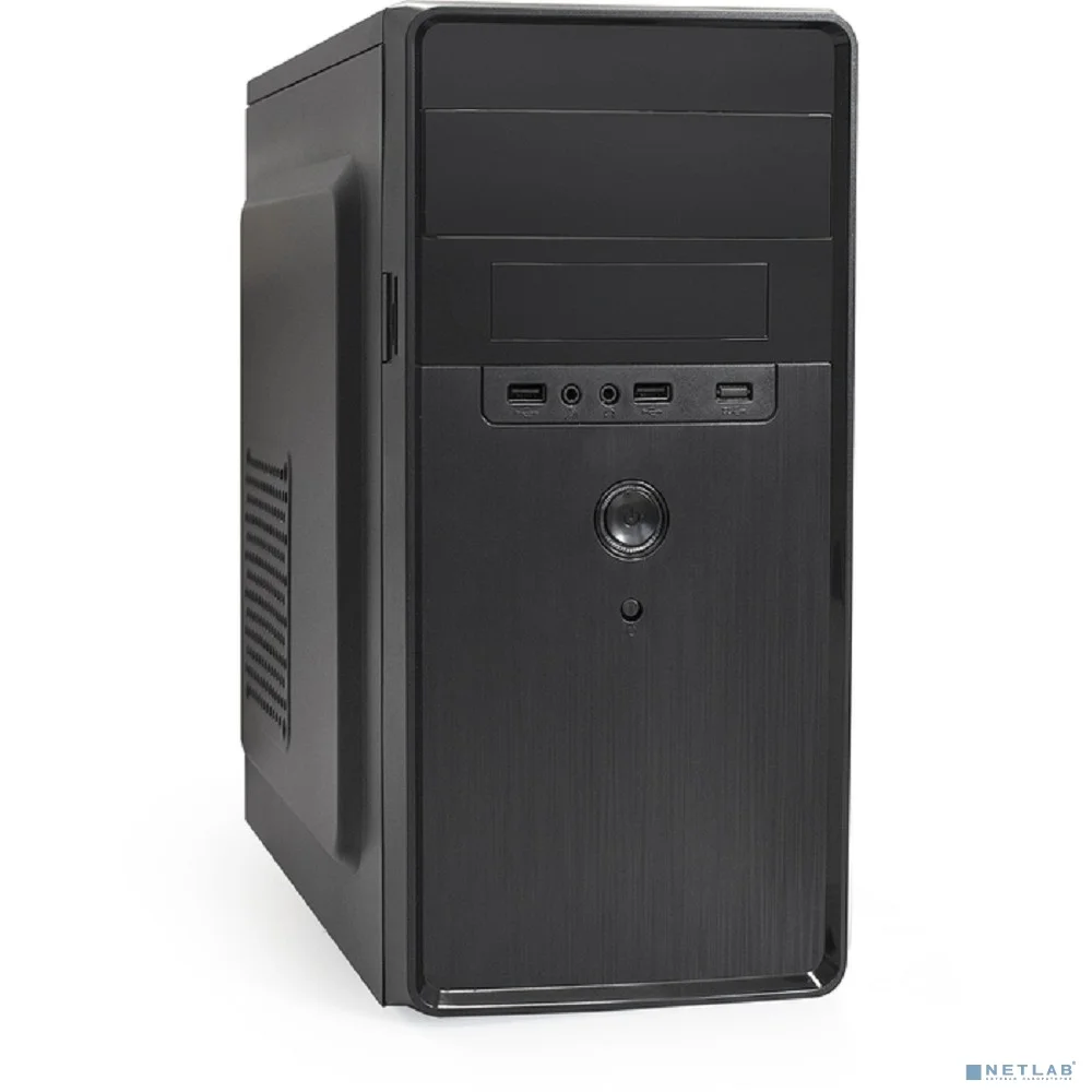 Exegate EX286412RUS Корпус Minitower ExeGate BA-309 (mATX, без БП, 2*USB, HD аудио, черный)