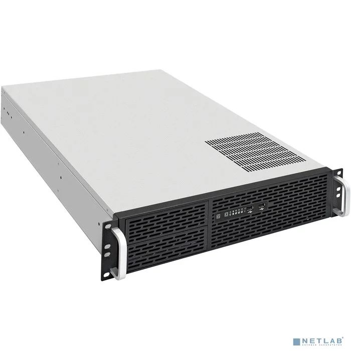 Exegate EX293348RUS Серверный корпус ExeGate Pro 2U650-06/2U2098L <RM 19", высота 2U, глубина 650, БП 1200ADS, USB>