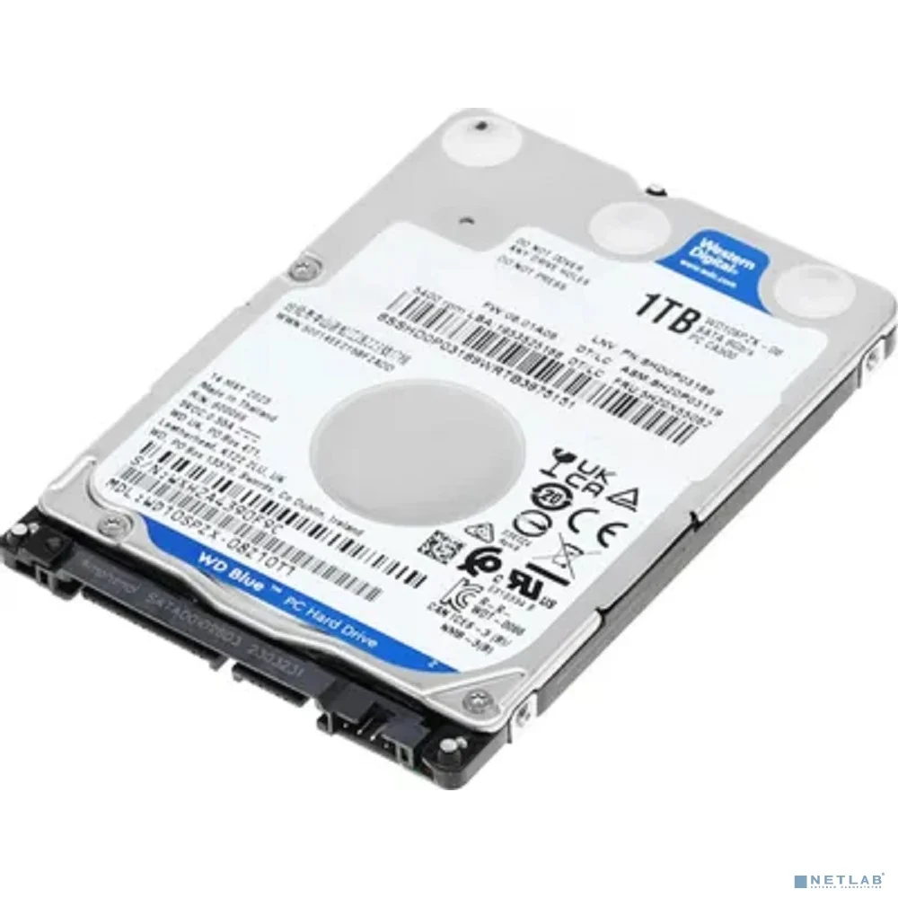 Жесткий диск Western Digital 2,5'' 1TB WD10SPZX Blue SATA3,6Gb/S, Cache 128Mb,5400rpm {50} (845319) 3