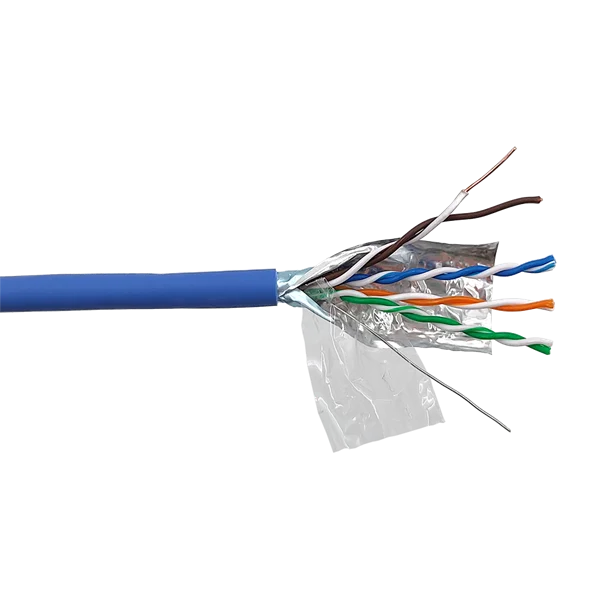 Кабель Кабель LANMASTER FTP 4 пары, кат. 5Е, 200Mhz, LSZH, синий, 305 м